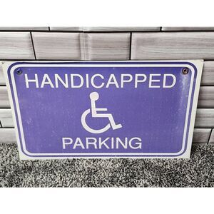 Retired Handicapped Parking sign #A7